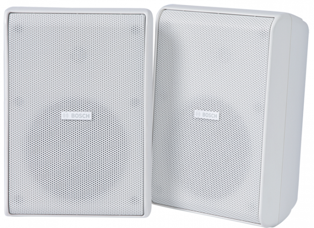 LB20-PC60EW-5L Cabinet Speaker 5" 70/100V IP65 White Pair