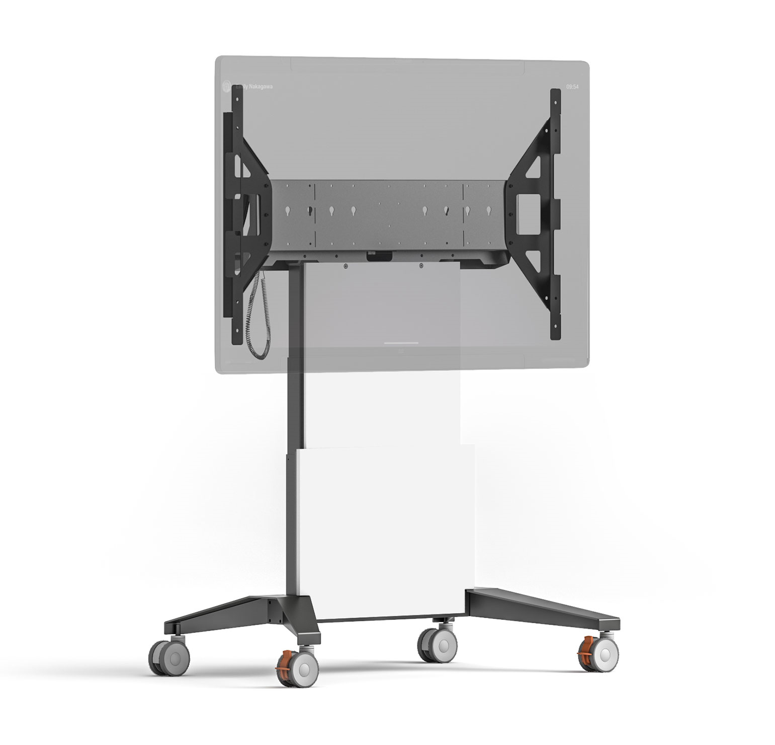 FPS1/EL/CSP75/GG/VW Electric Lift Mobile Stand Designed for Webex Board Pro 75, Graphite and Gray/Very White
