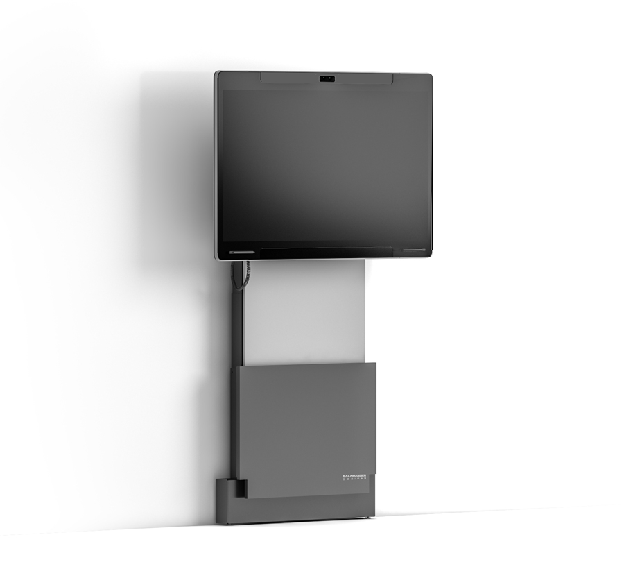 FPS2WXL/EL/CSP55/GG Electric Wall Stand Designed for Webex Board Pro 55″, Graphite and Gray