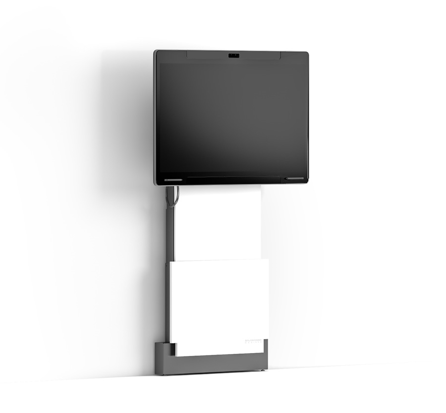 FPS2WXL/EL/CSP55/GG/VW Electric Wall Stand Designed for Webex Board Pro 55″, Graphite and Gray/Very White