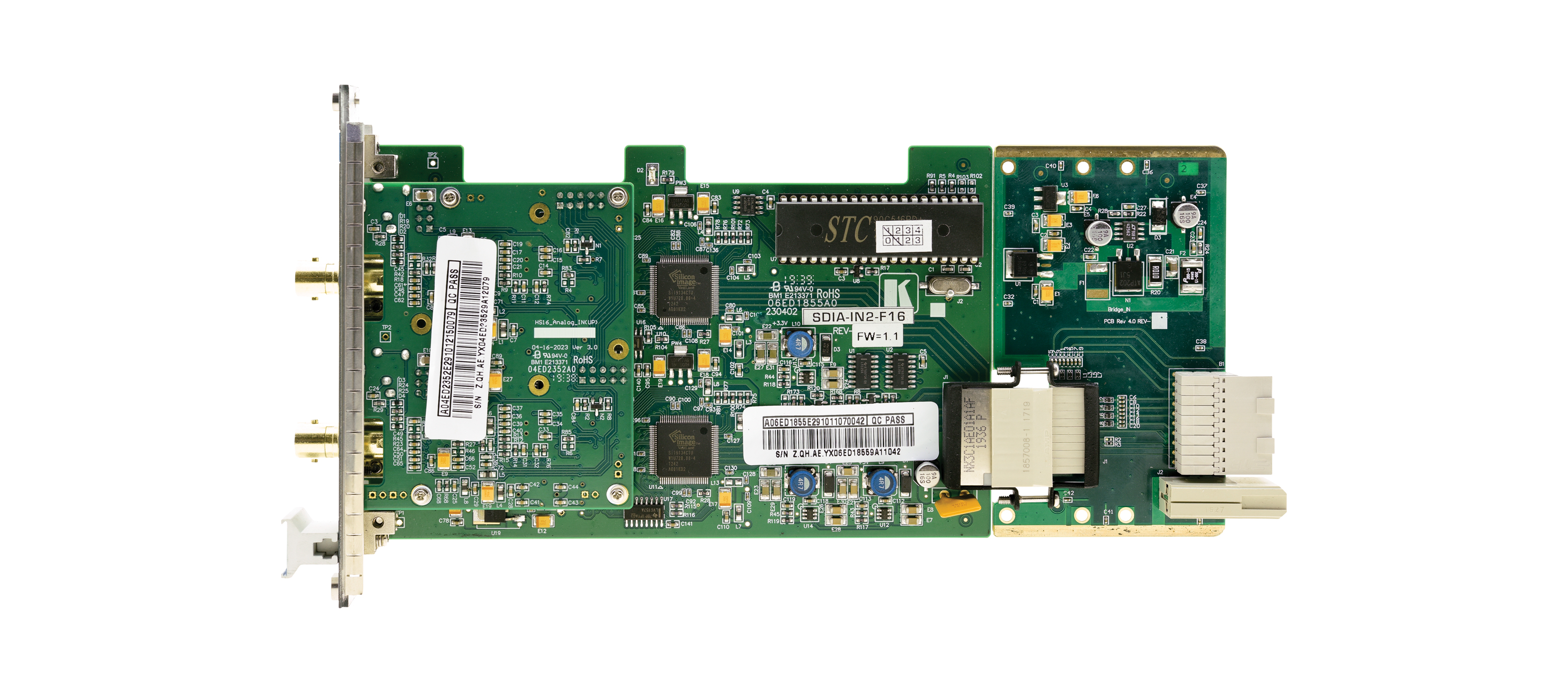 SDIA-IN2-F34(ADP+F16)/STANDALONE SDI with Analog Audio Input Board to VS-34FD
