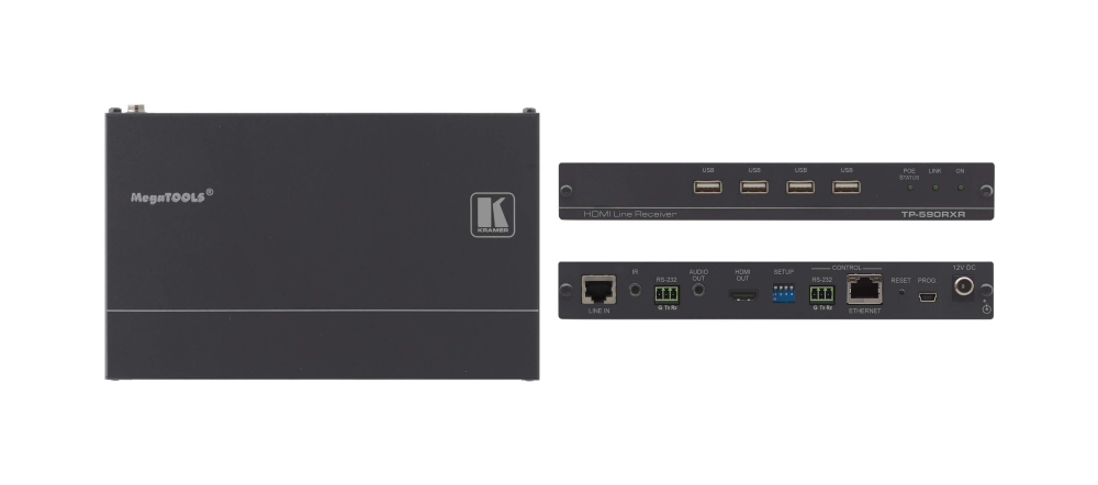 TP-590RXR HDMI, Audio, USB, Bidirectional RS-232 & IR over HDBaseT 2.0 Twisted Pair Receiver