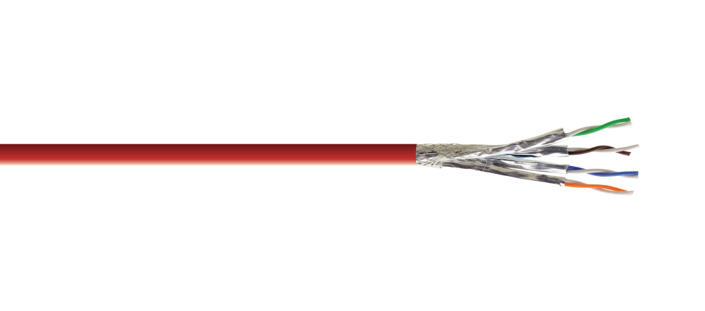 BCLS45RD5 CAT 7 S/FTP 23AWG 750MHz Bulk Cable — Low Smoke & Halogen Free 500M