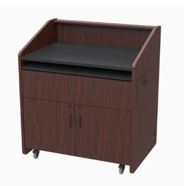 PD3001 BWL Multimedia Podium, Brazilian Walnut