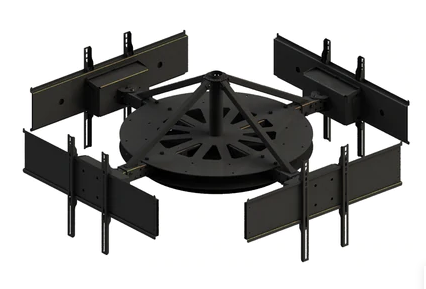 DST975-4 Multi-Display Ceiling Mount with Four Telescoping Arms