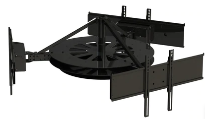 DST980-3 Multi-Display Ceiling Mount with Three Telescoping Arms