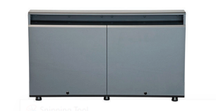 CR2-WM SGT Dual Rack Wall Mounted Credenza - Shark Grey