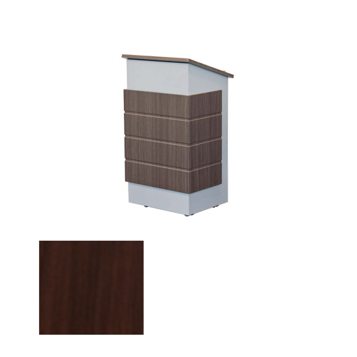 LEXYZ26 ELT Modern Elegant Mobile Lectern, Elegance