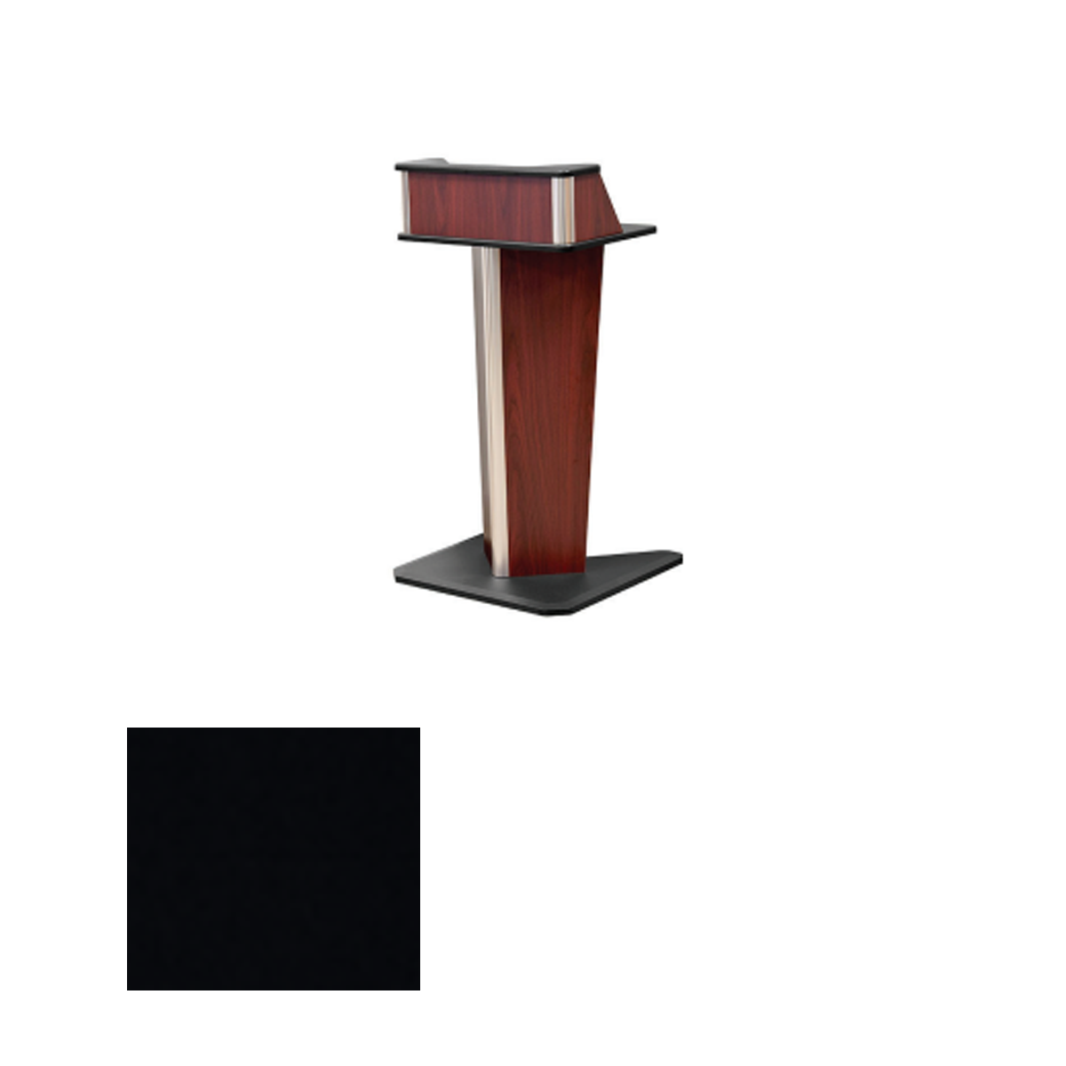 LE4001 BKL V Lectern, Black