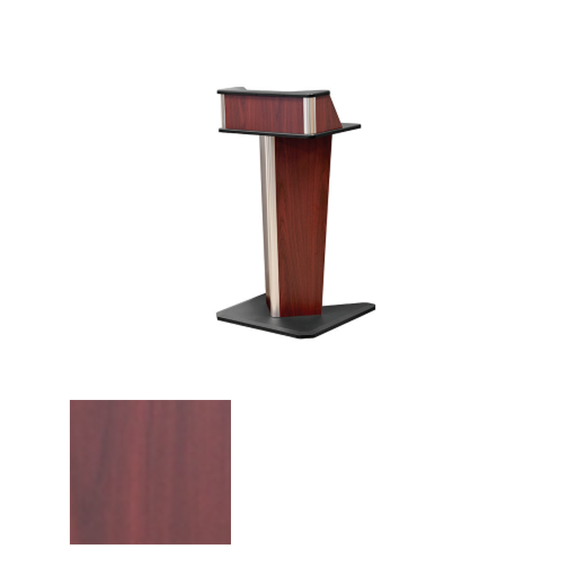 LE4001 BWL V Lectern, Brazilian Walnut