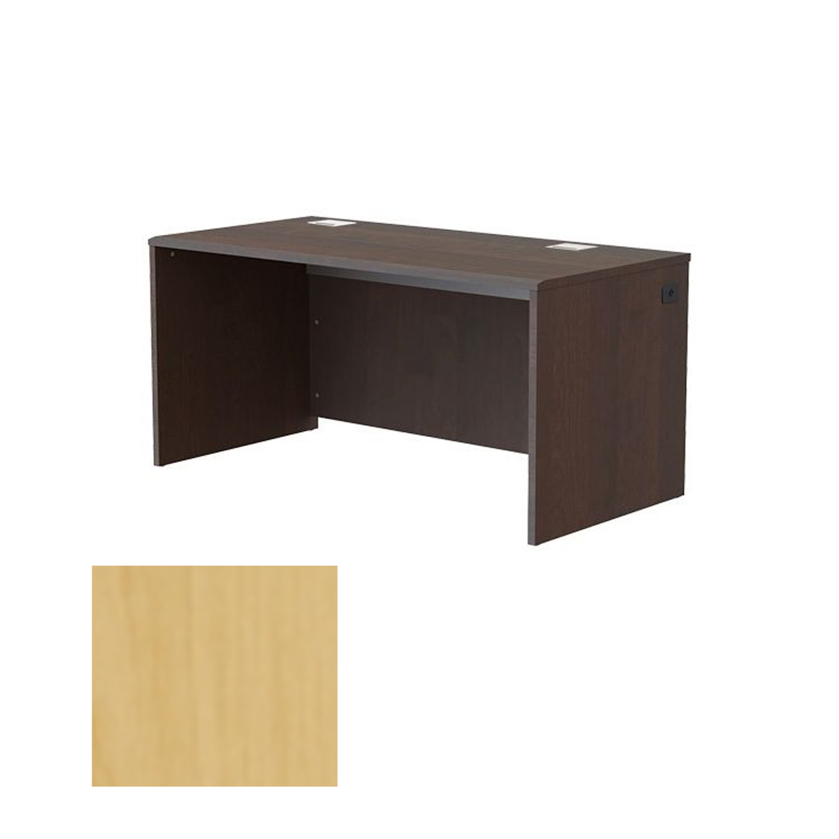 DSYZ6030 FMT Teacher/Student Desk, Fusion Maple