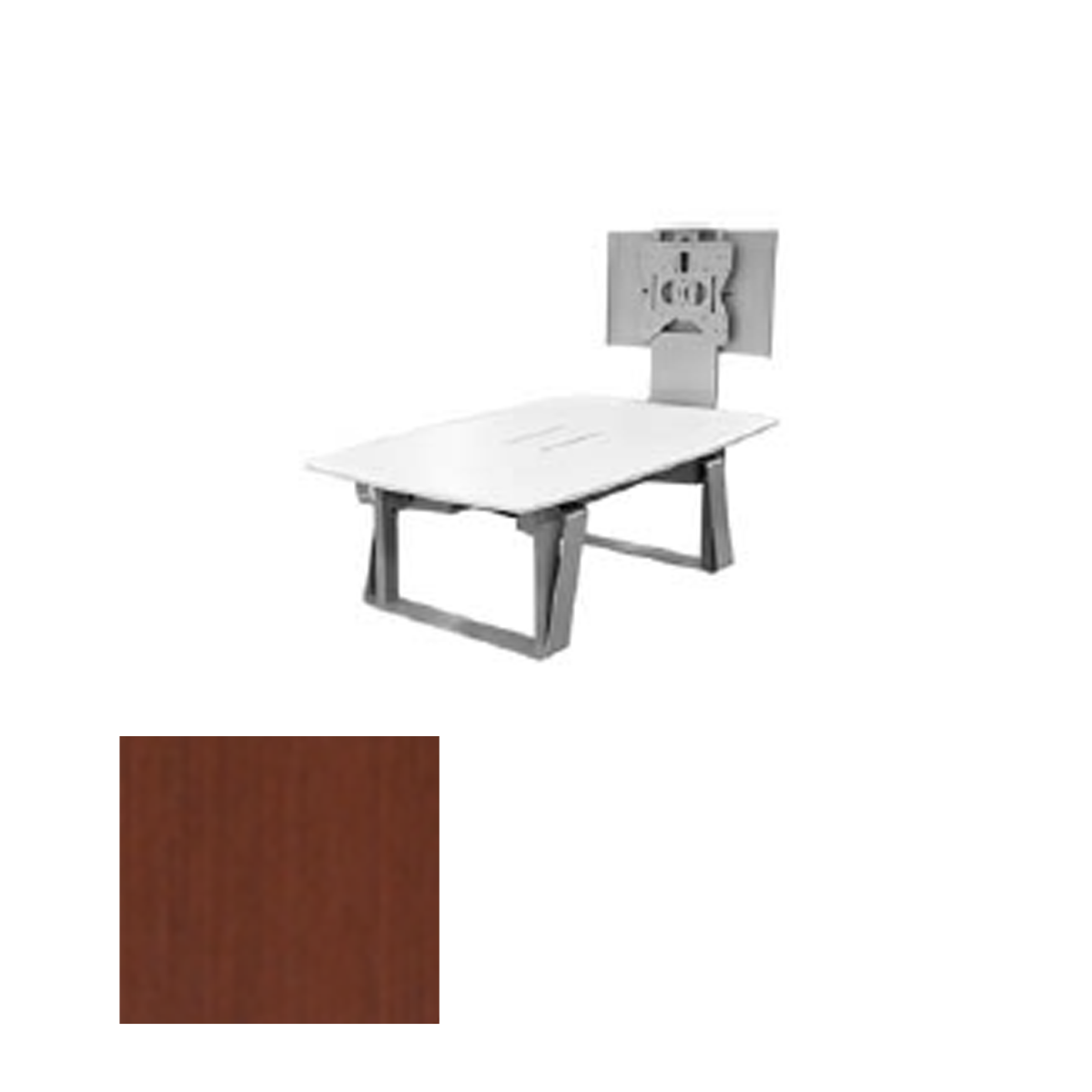 TLF4X6-R CLT Sit/Stand Collaboration & VC Table, Clove