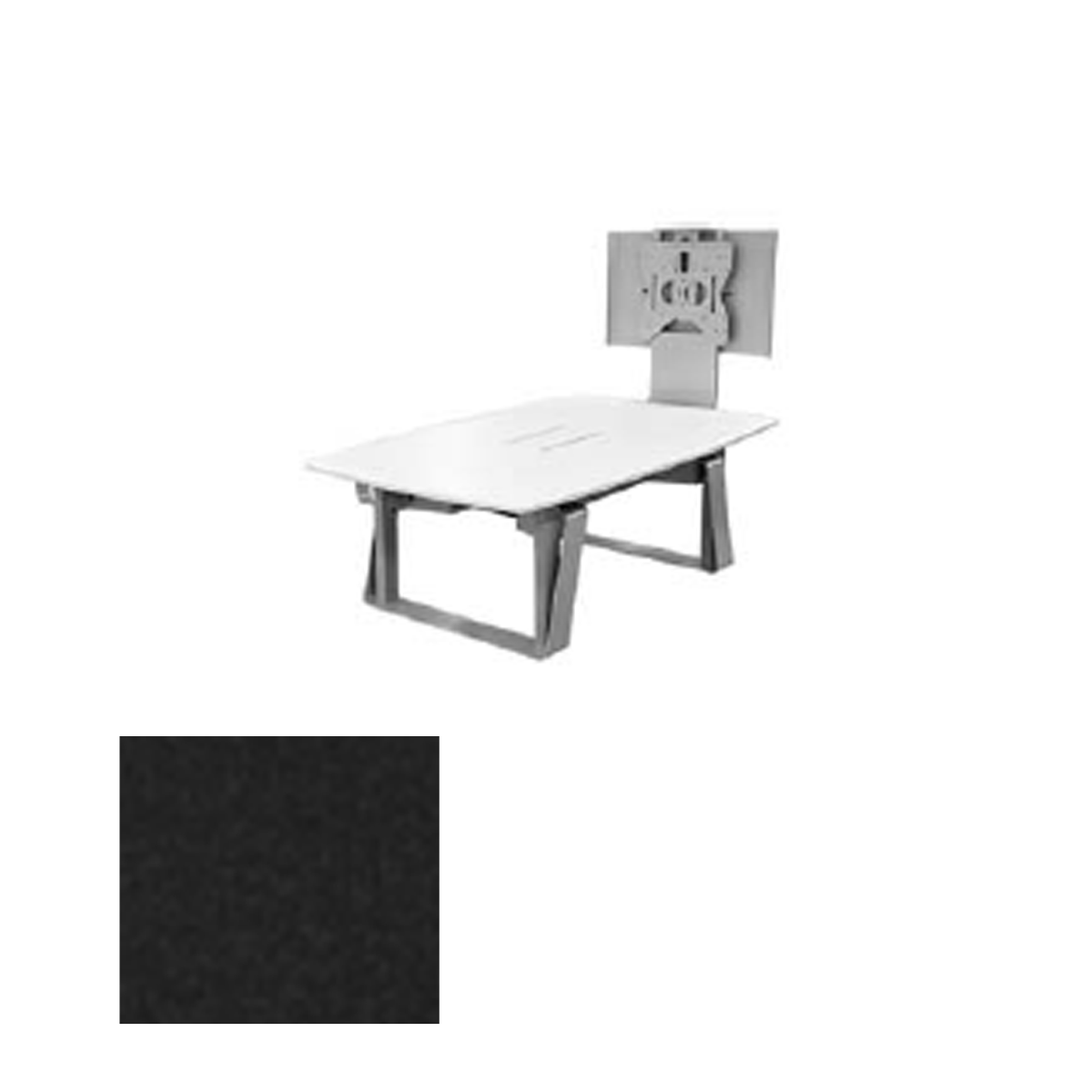 TLF4X6-R EBT Sit/Stand Collaboration & VC Table, Ebony