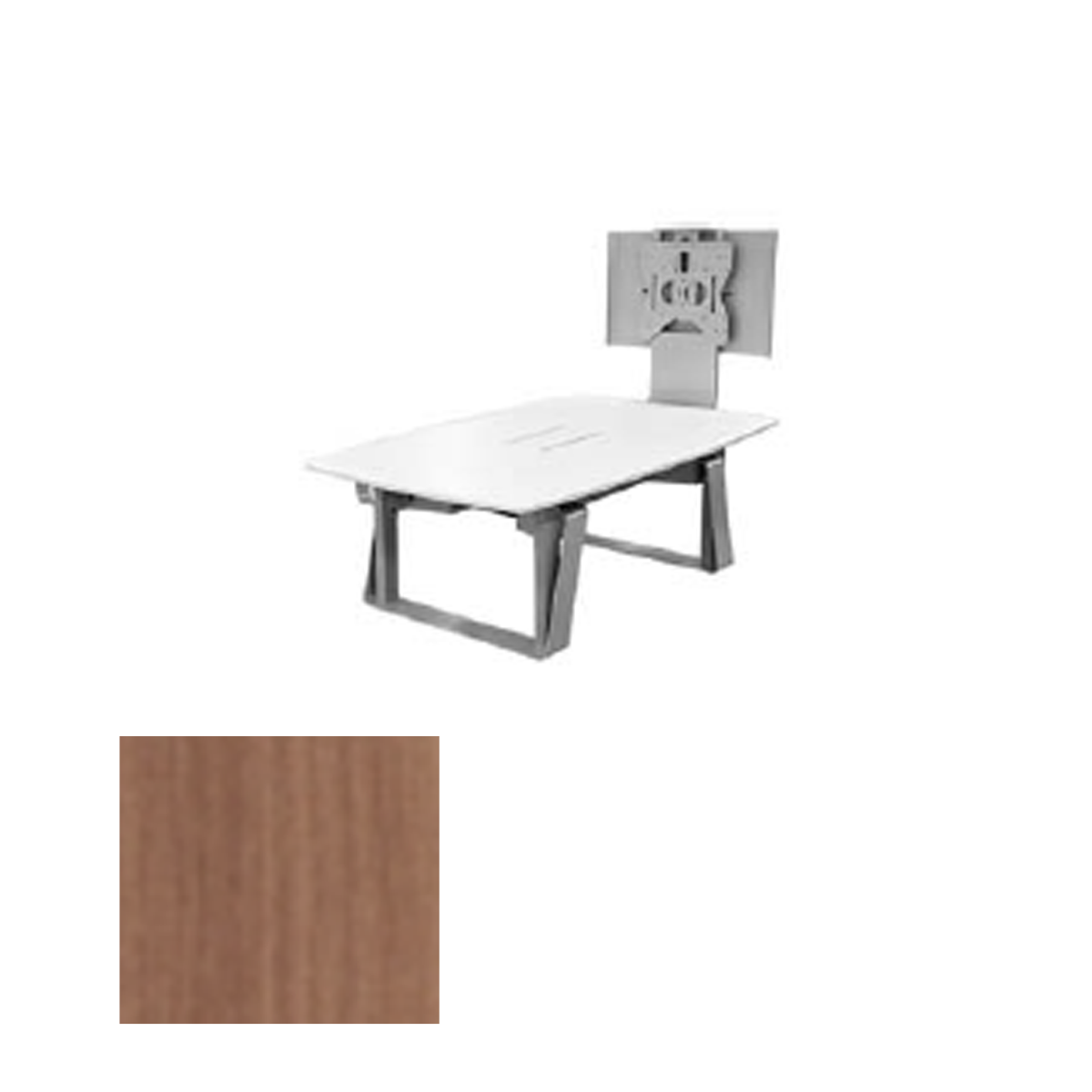 TLF4X6-R RCT Sit/Stand Collaboration & VC Table, River Cherry