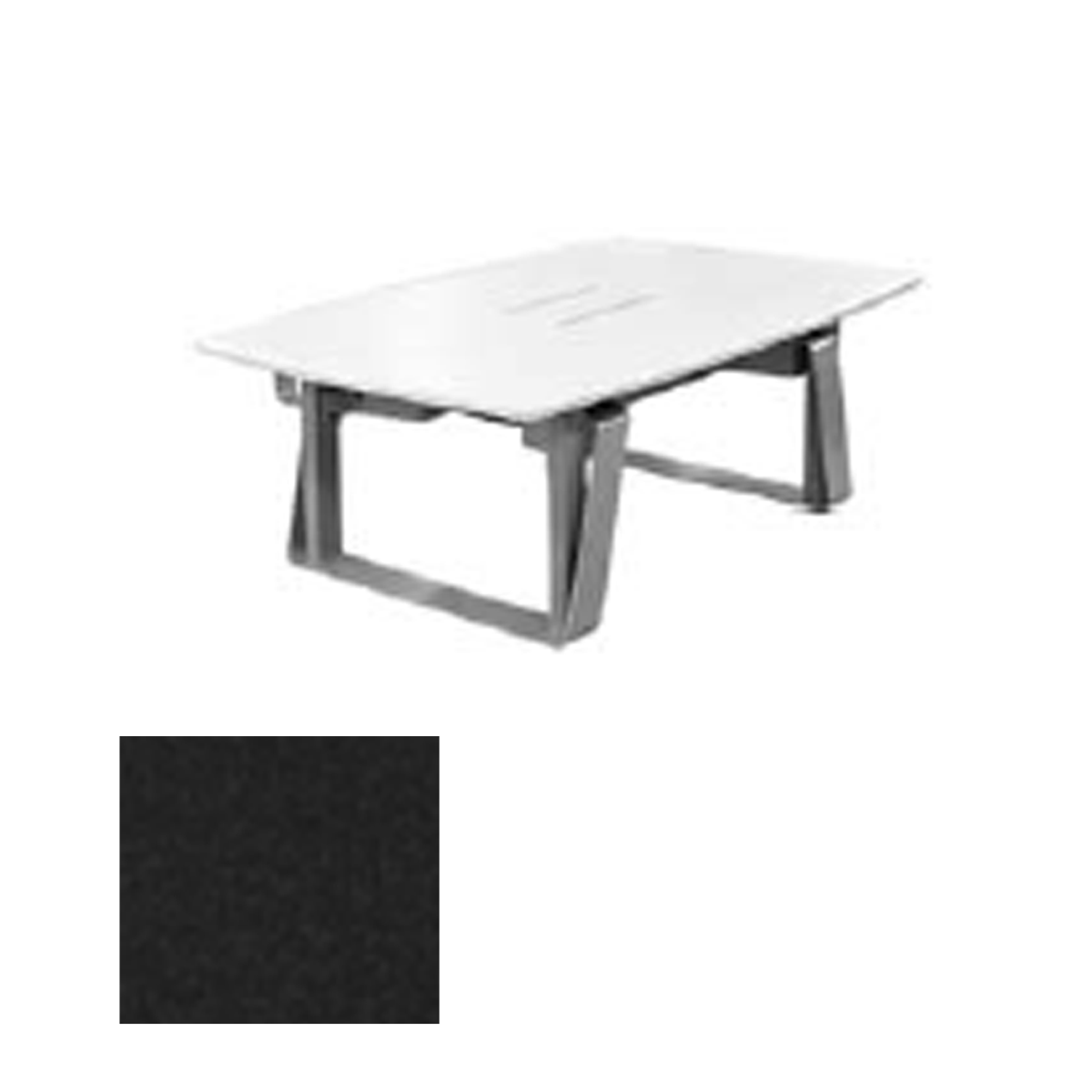 TLF4X6-R-NM EBT Sit/Stand Collaboration & VC Table, Ebony