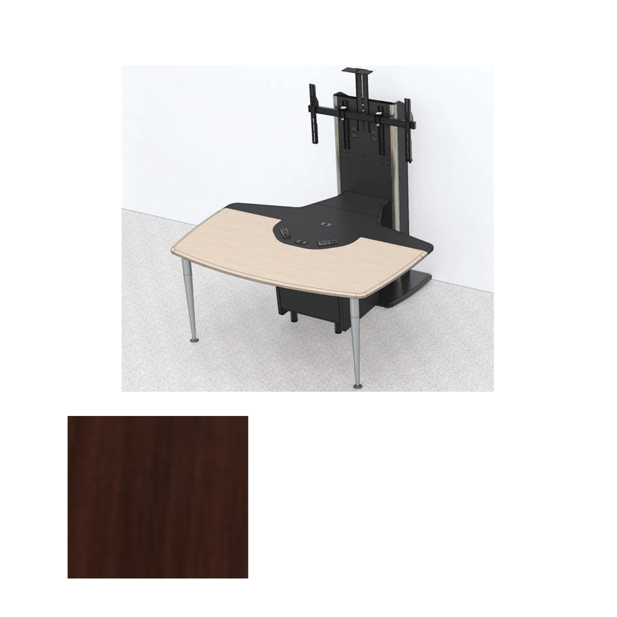 T324 T1 PACKAGE ELT Huddle/Collaboration Table