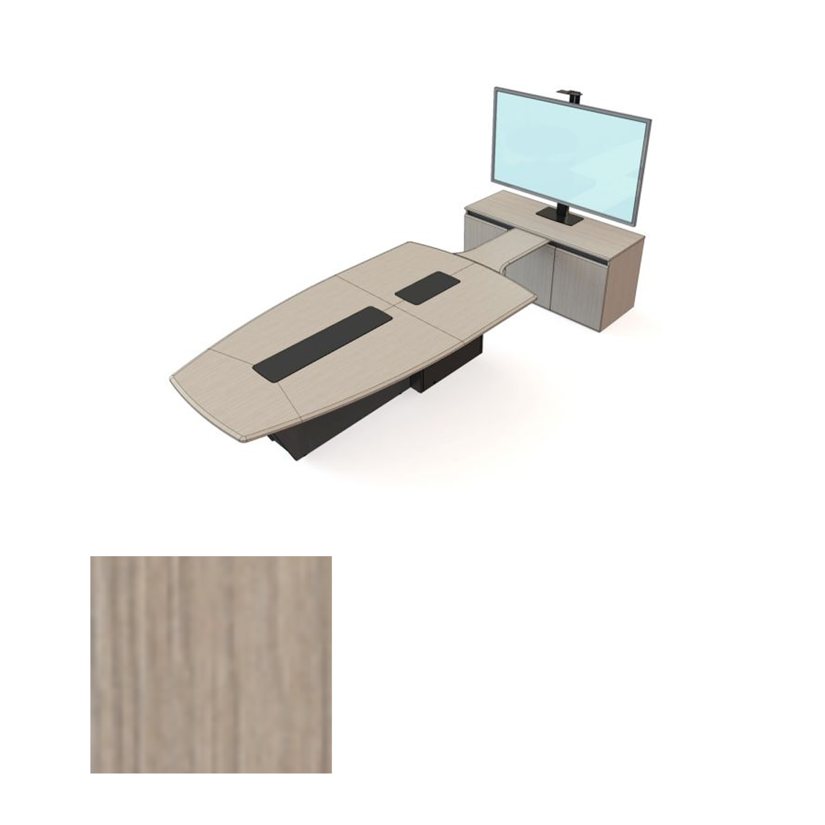 T3600-T3 PACKAGE ART Modular Video Conference Table Package T3