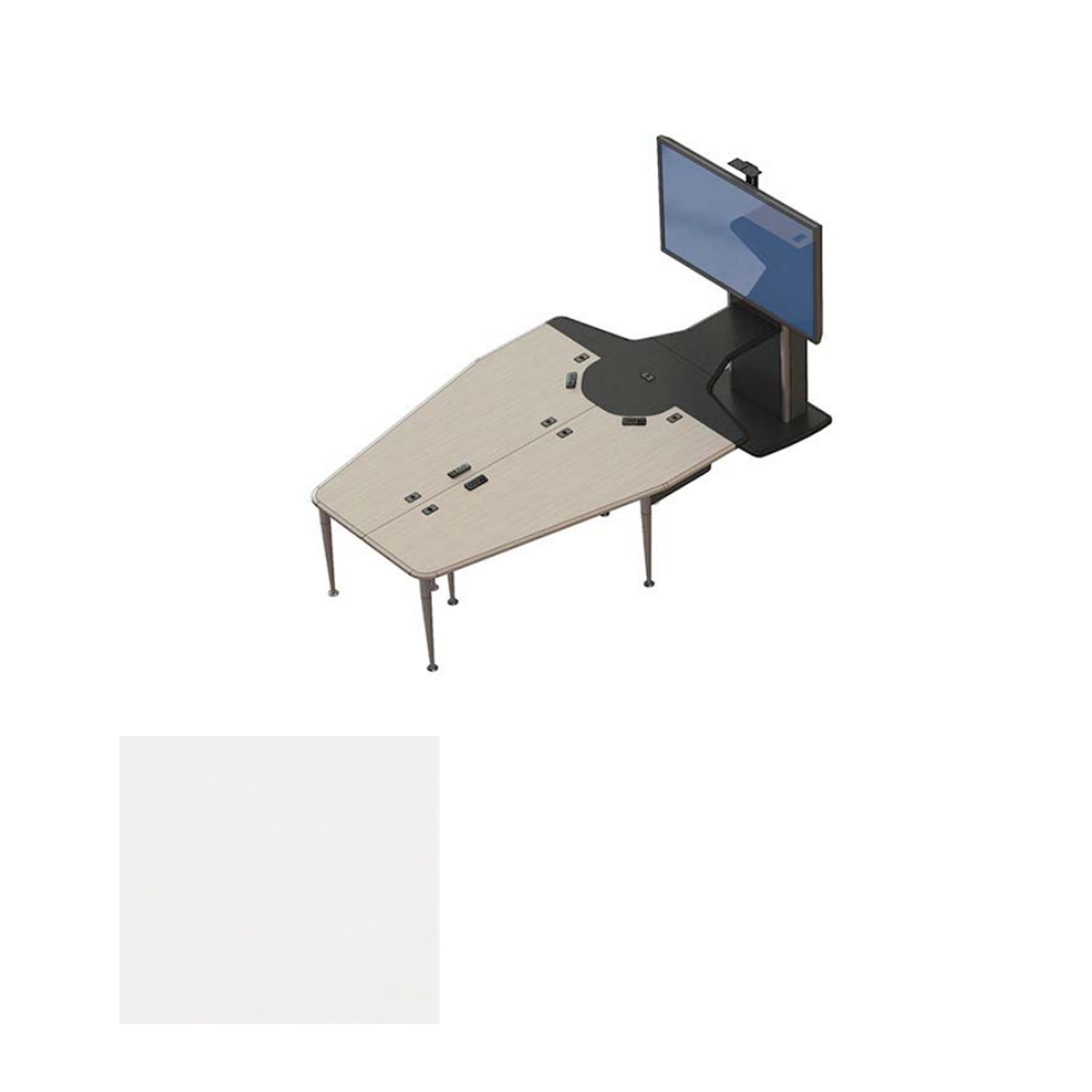 VC-TABLE T1 PACKAGE CWT Video Conference Table + 1x TP800 Monitor Stand