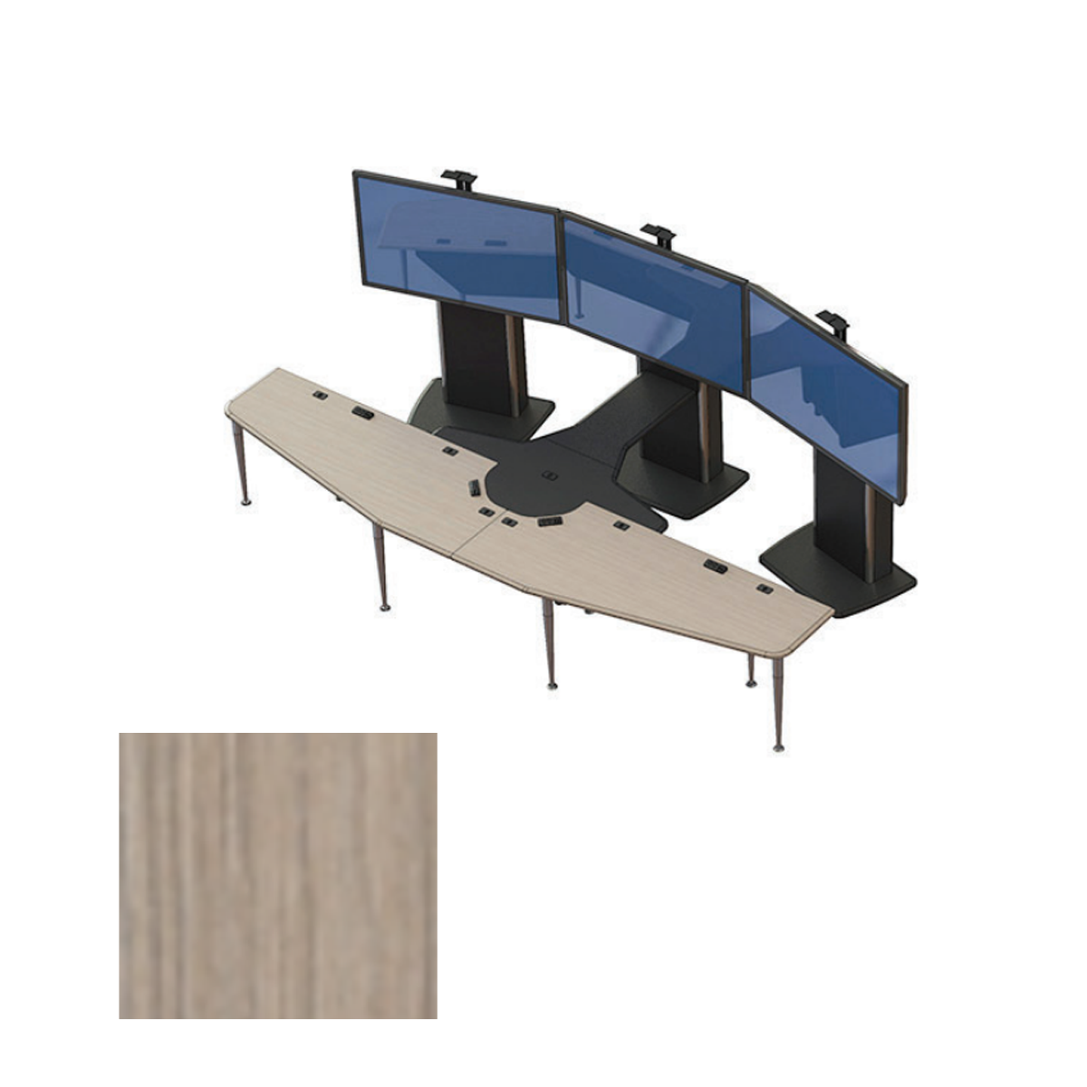 VC-TABLE T2 PACKAGE ART Video Conference Table, Aria