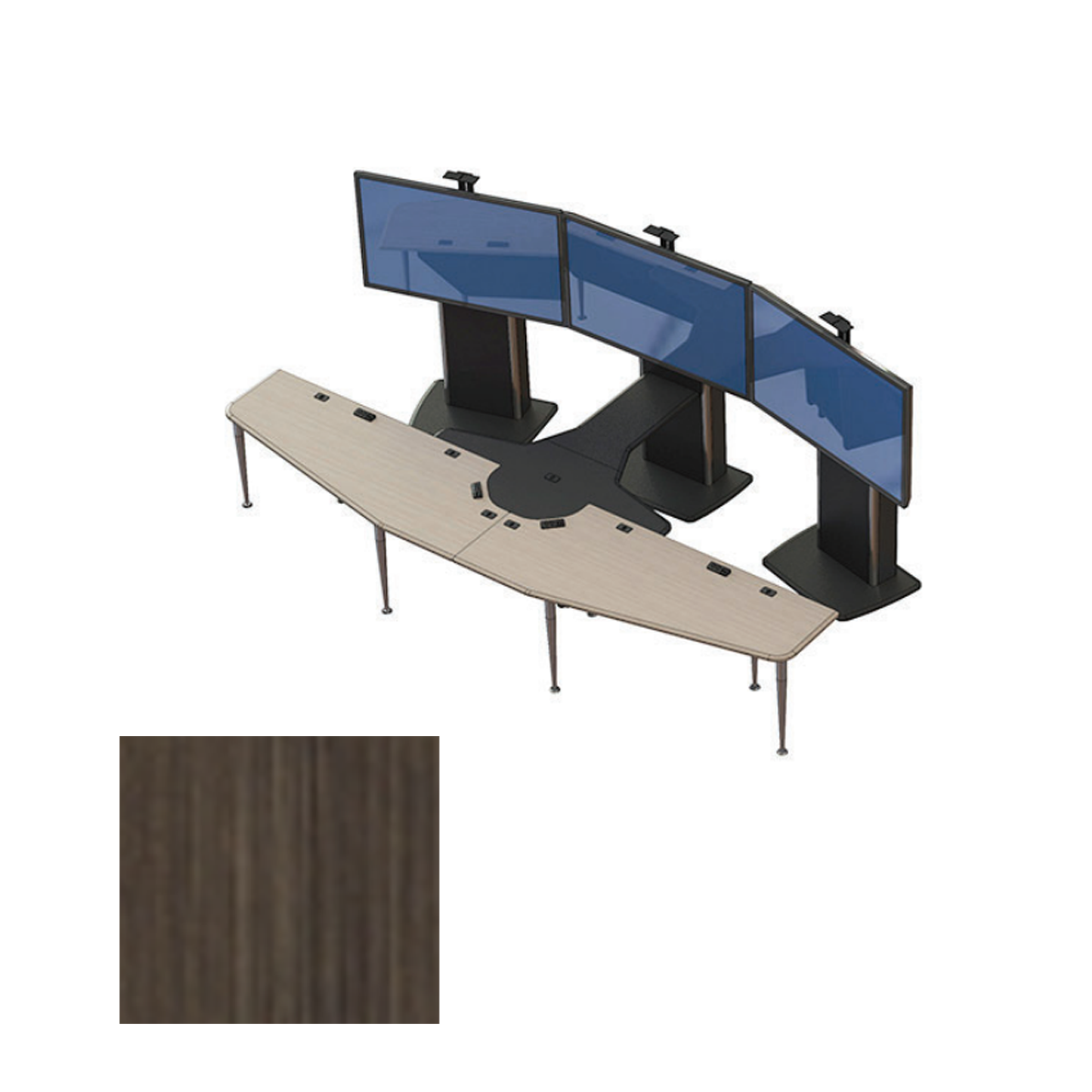 VC-TABLE T2 PACKAGE BRT Video Conference Table, Baroque