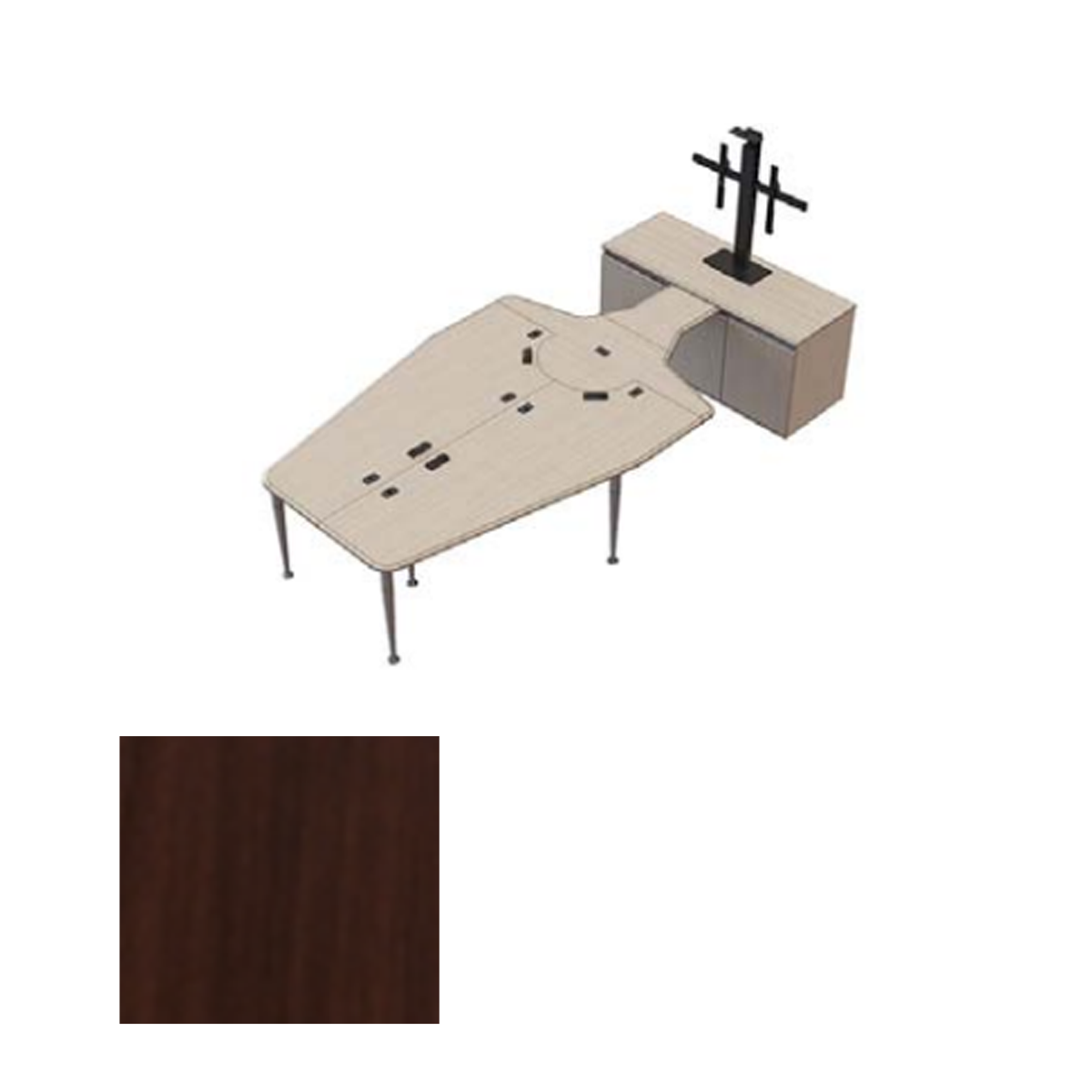 VC-TABLE T3 PACKAGE ELT Video Conference Table, Elegance