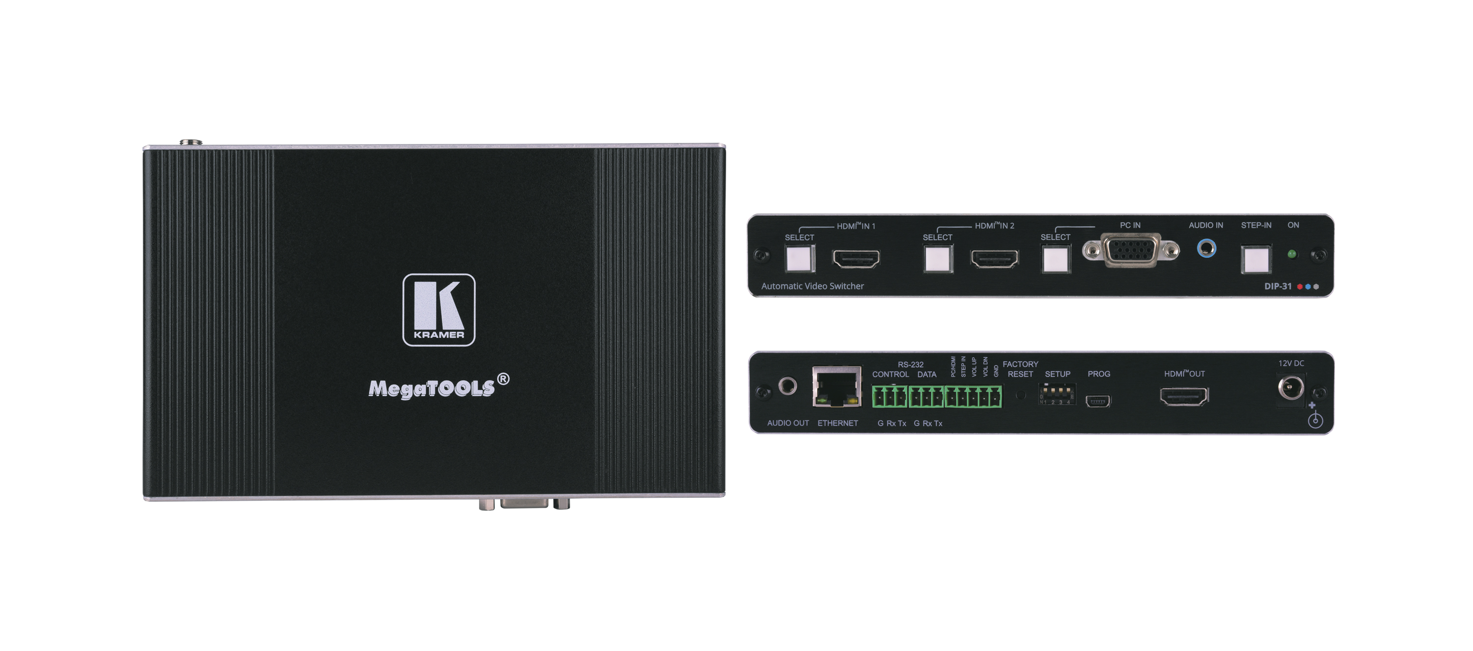 DIP-31 4K60 4:2:0 HDMI & Computer Graphics Automatic Video Switcher