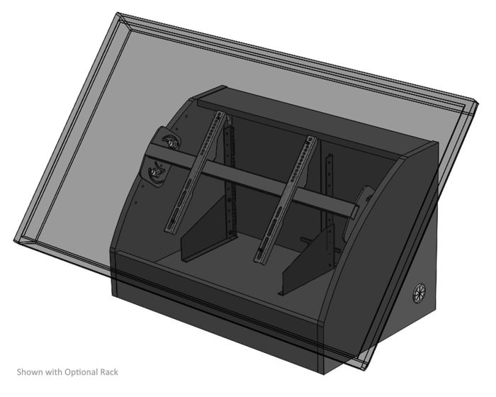 CM4070 Confidence Monitor Mount with Shroud