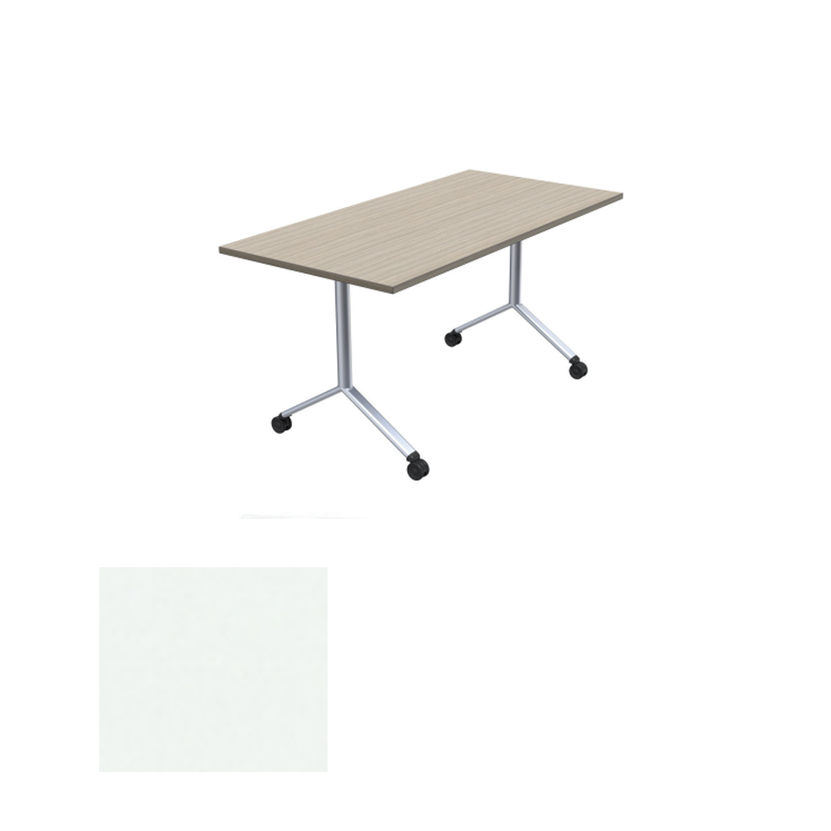 DFYZ6424 WHL Folding Training Desk (62" X 24"), White