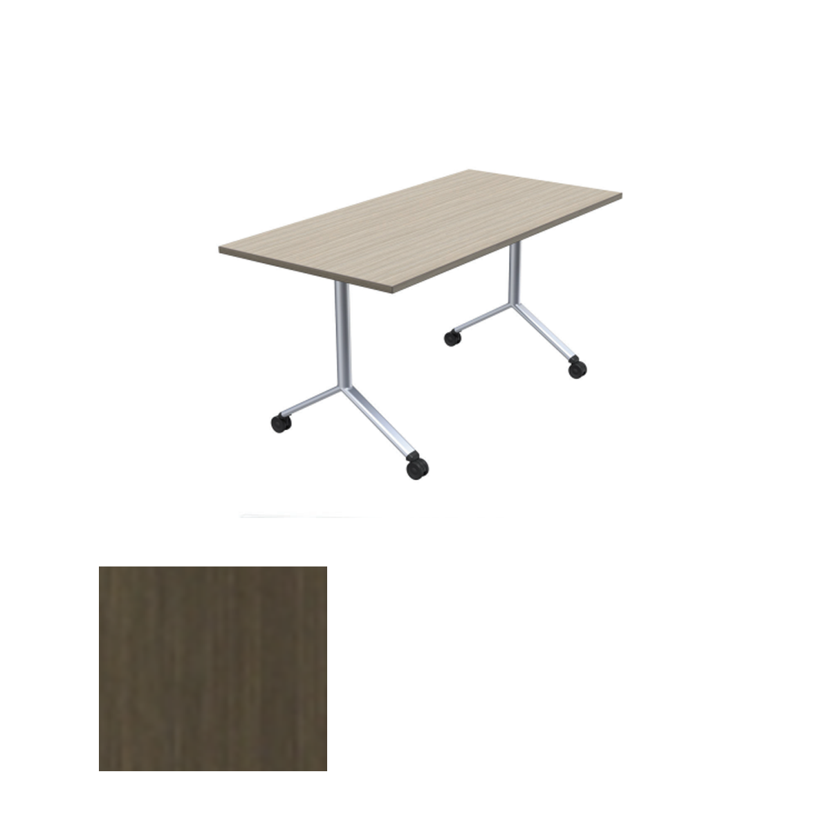 DFYZ7230 BRL Folding Training Desk (72" X 30"), Baroque