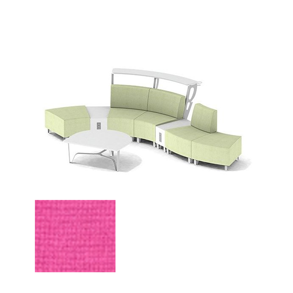 MS200-02 SET FNB069 Modular Seating System