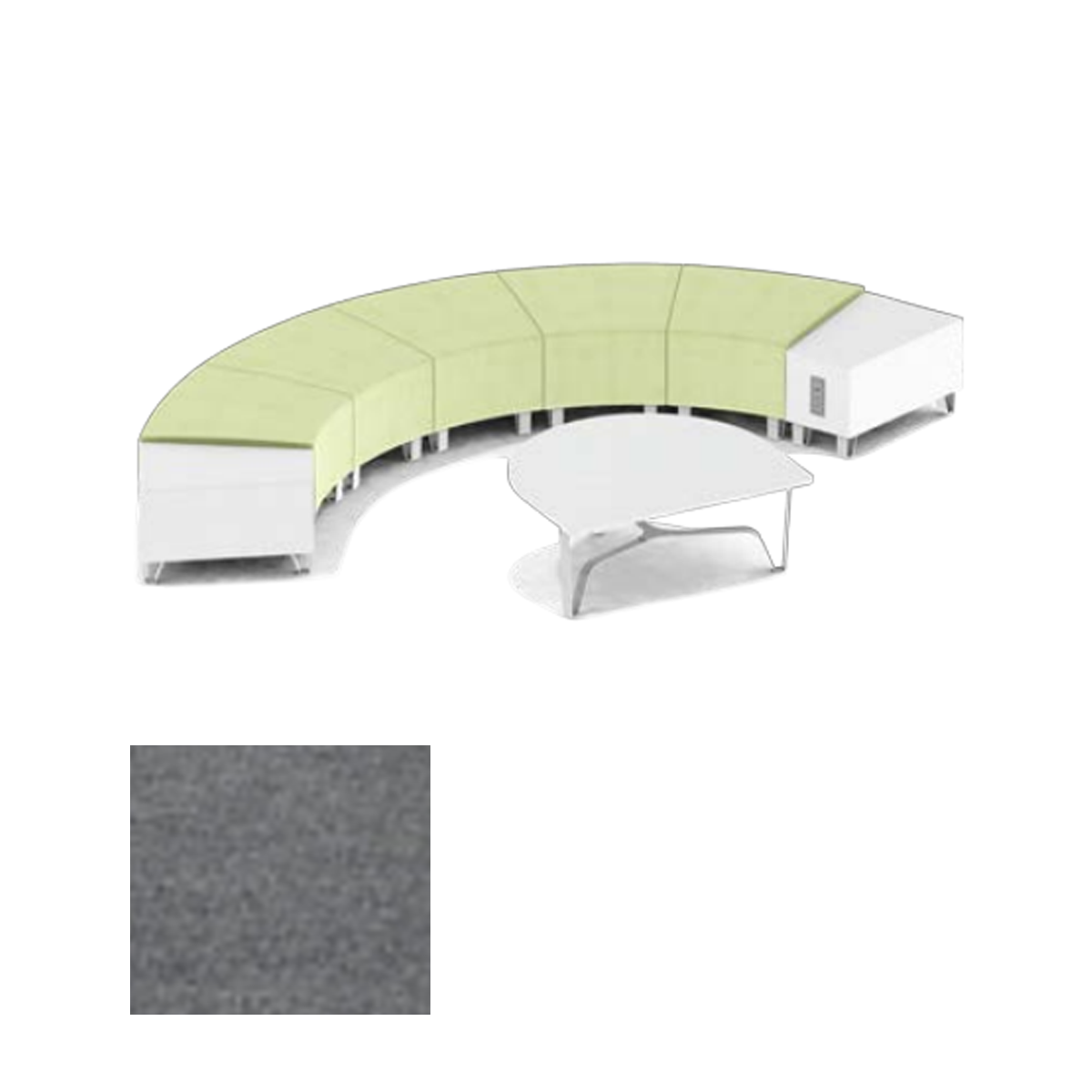 MS200-03 SET FNB059 Modular Seating System