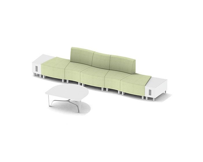 MS200-04 SET FNB212 Modular Seating System