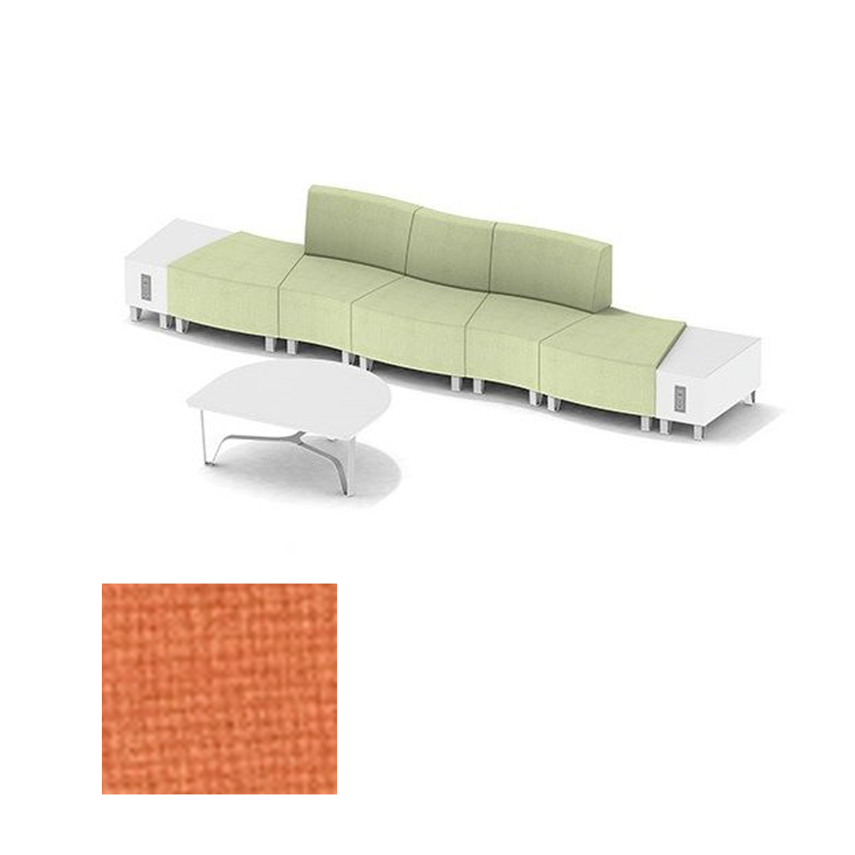 MS200-04 SET FNB009 Modular Seating System