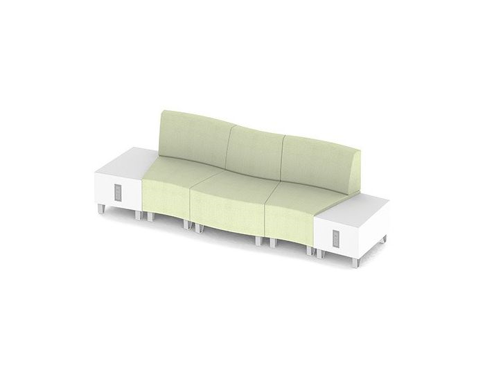 MS200-08 SET FNB212 Modular Seating System