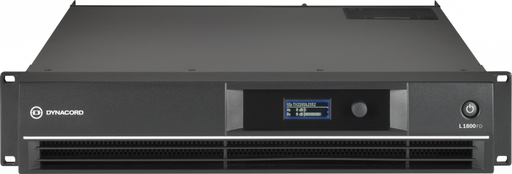 Dynacord L1800FD-US DSP 2 x 950 W Power Amplifier for Live Performance Applications