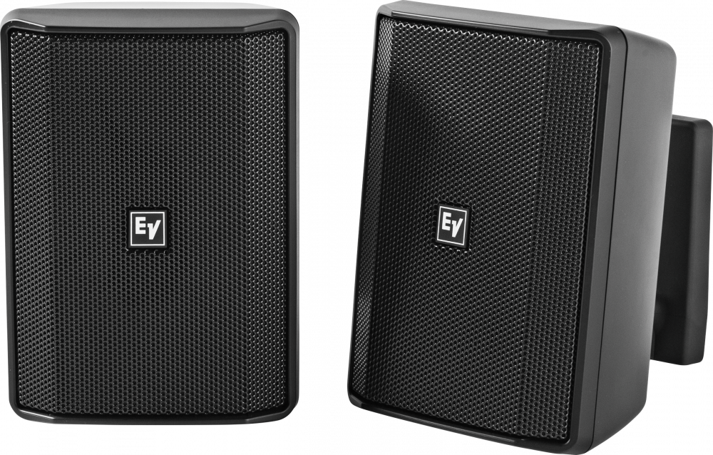 EVID-S4.2TB Speaker 4" Cabinet 70/100V Black Pair