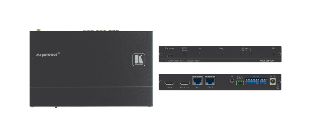 VM-2HDT 1:2 HDBaseT Extender Distributor
