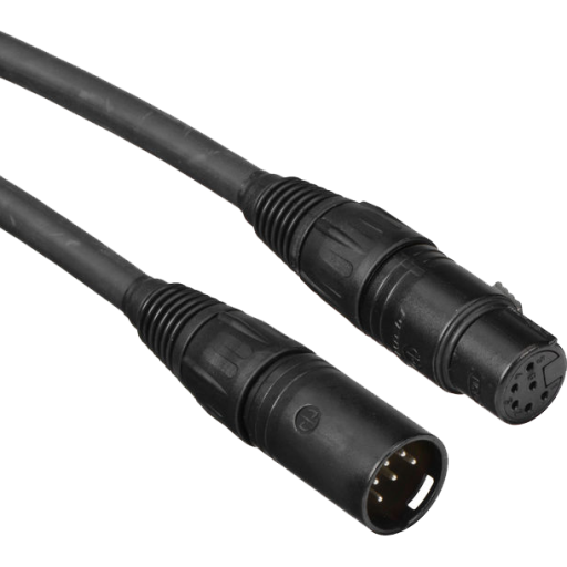 ME100/2 100' Super Flex 2 Channel Cable with XLR-6 M/F