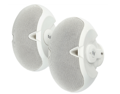 EVID6.2T Dual 6" Two-Way Surface-Mount Loudspeaker (White)