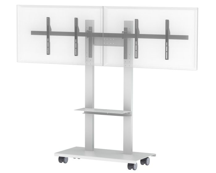 SYZ80-D-W Mobile Interactive Stand, White