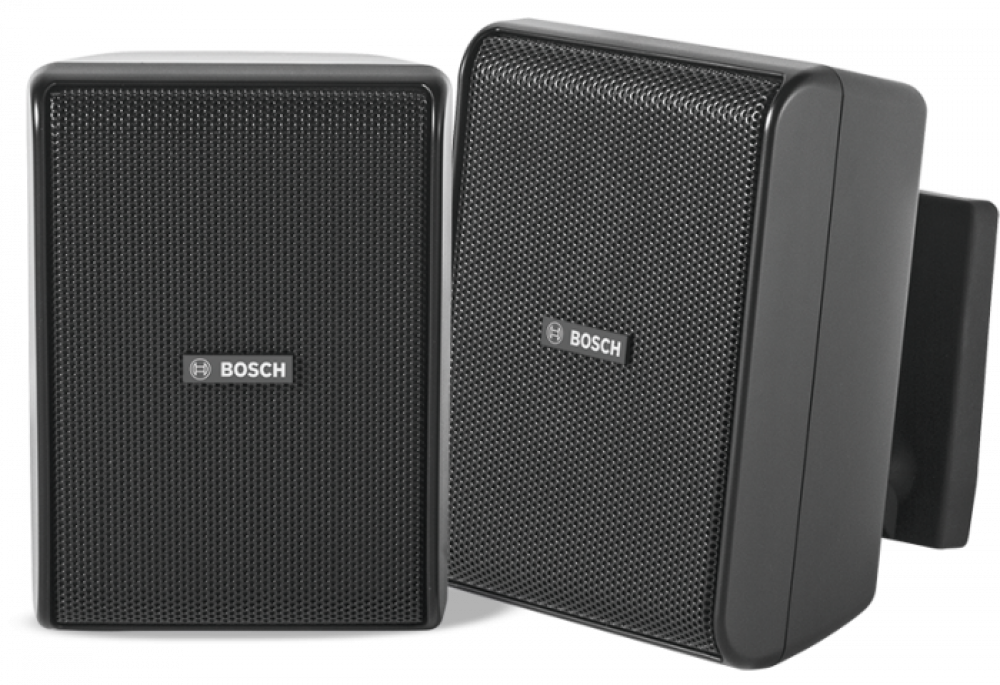 LB20-PC15-4D Cabinet Speaker 4" 70/100V Black Pair