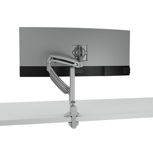 K1C120S Kontour K1C Dynamic Desk Mount, 1 Monitor, Silver