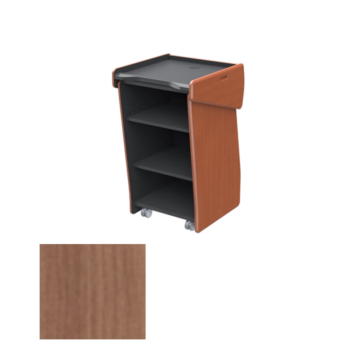 LEX41 RCT Modern Lectern, River Cherry