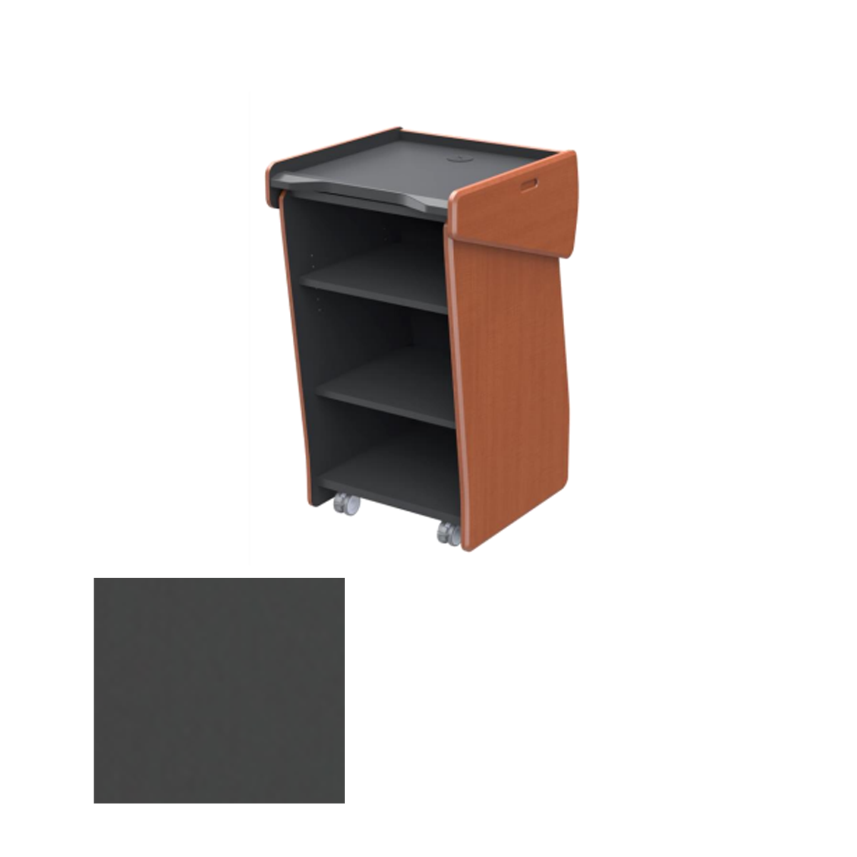 LEX41 SGT Modern Lectern, Shark Grey