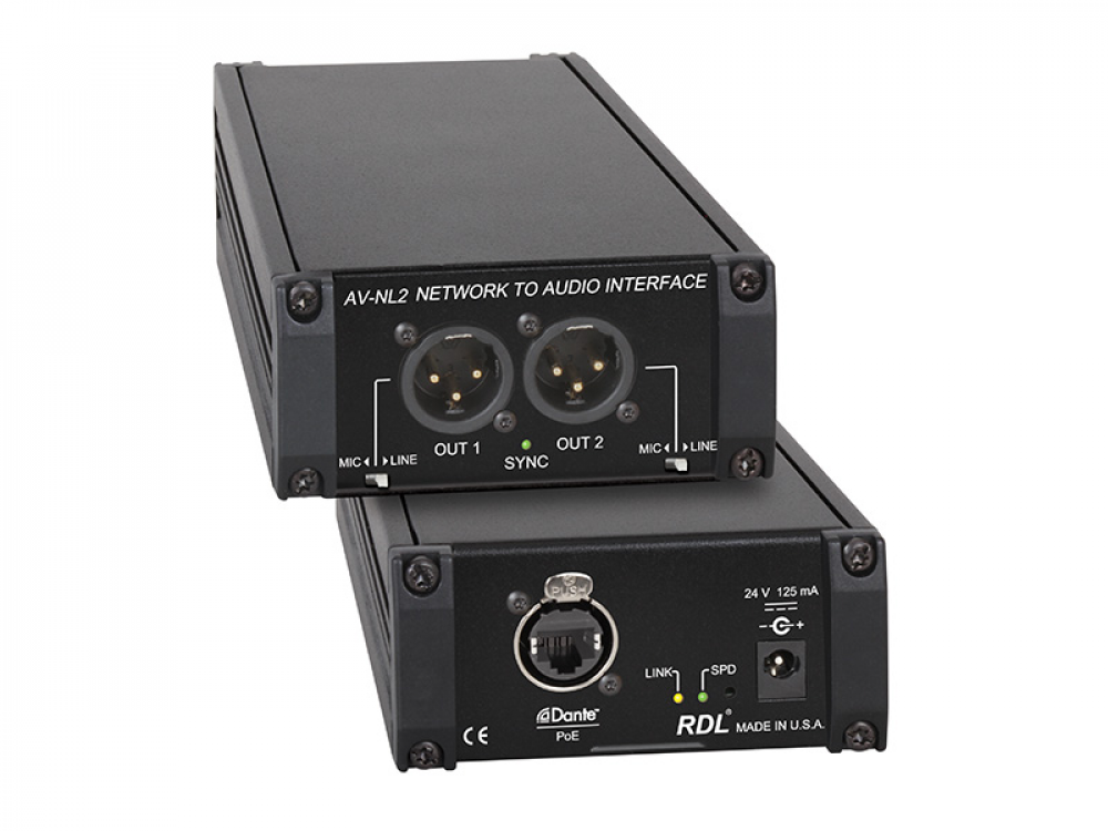AV-NL2 Network to Audio Interface