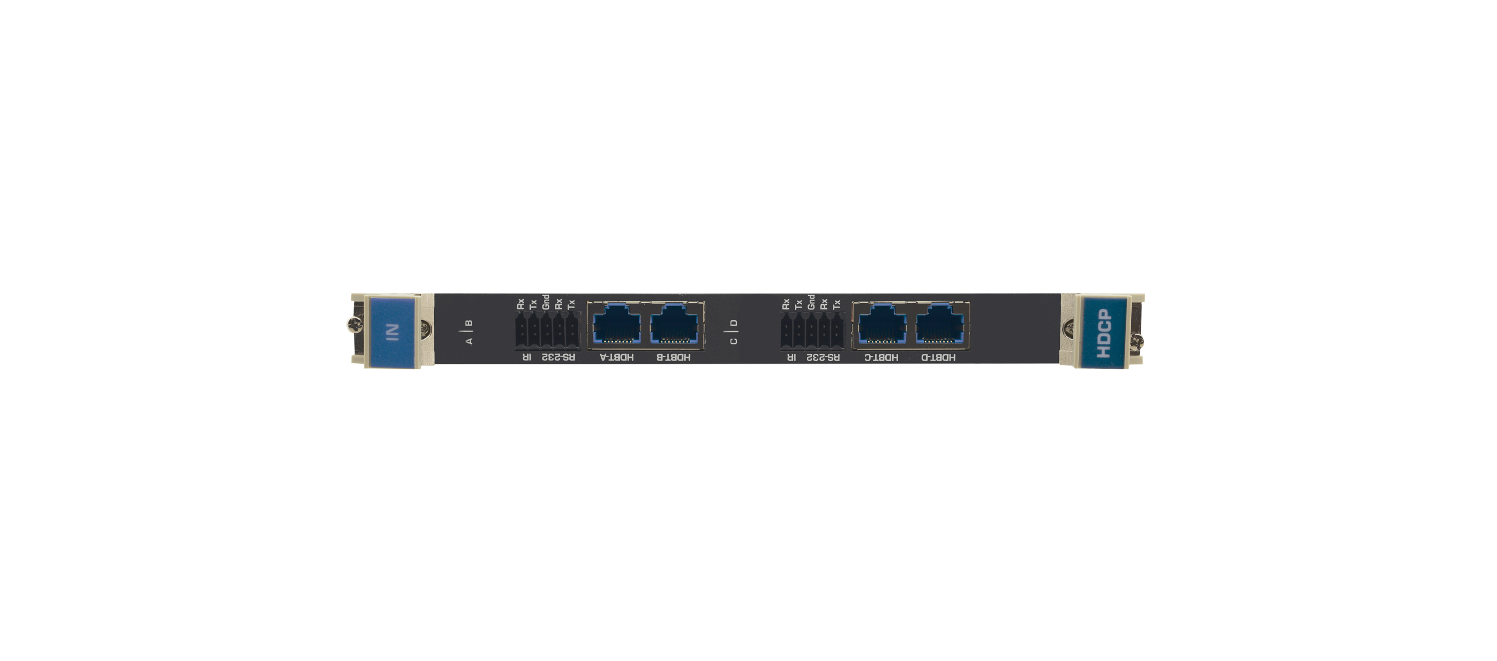 DT-IN4-F32 4–Channel 4K60 4:2:0 HDMI over Long Reach HDBaseT Input Card