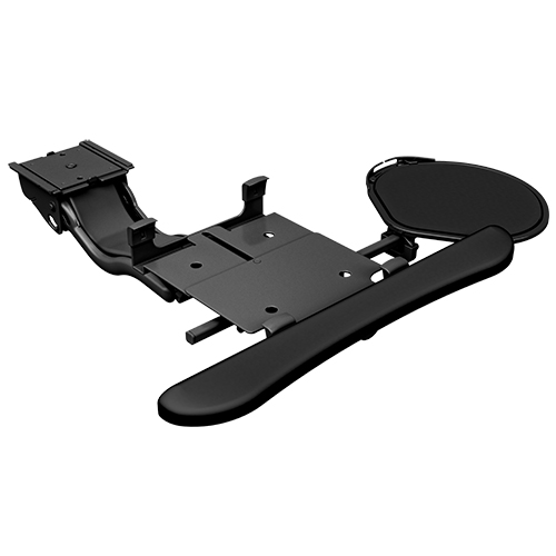 KBD-S2S-19C Sit-to-Stand Arm, Keyboard Clamp with Tilt/Swivel Mouse Tray