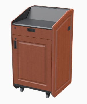 LEX31-W CJT Multimedia Lectern - Wedge Top, Crossfire Java