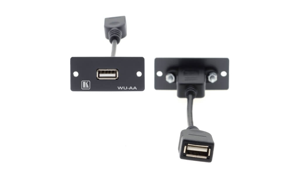 WU-AA G Wall Plate Insert — USB (A/A)