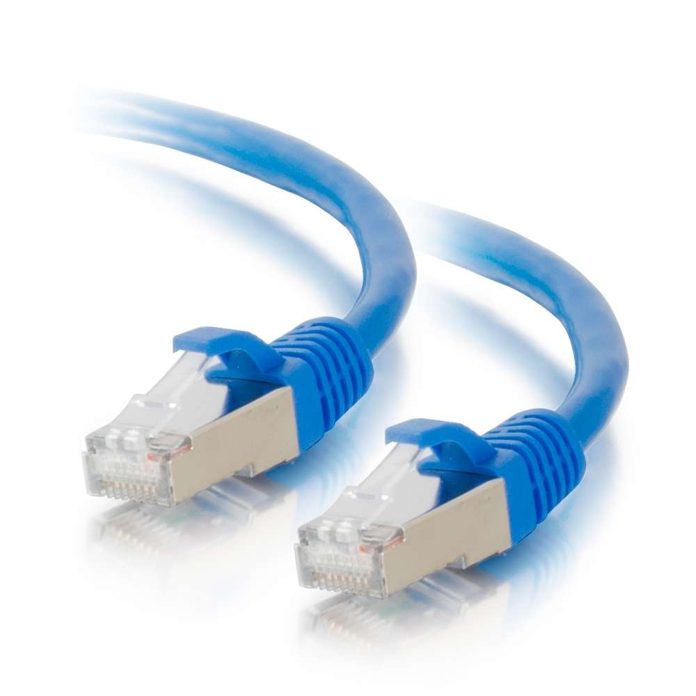 CG27256 10ft Cat5e Molded STP Cable - Blue
